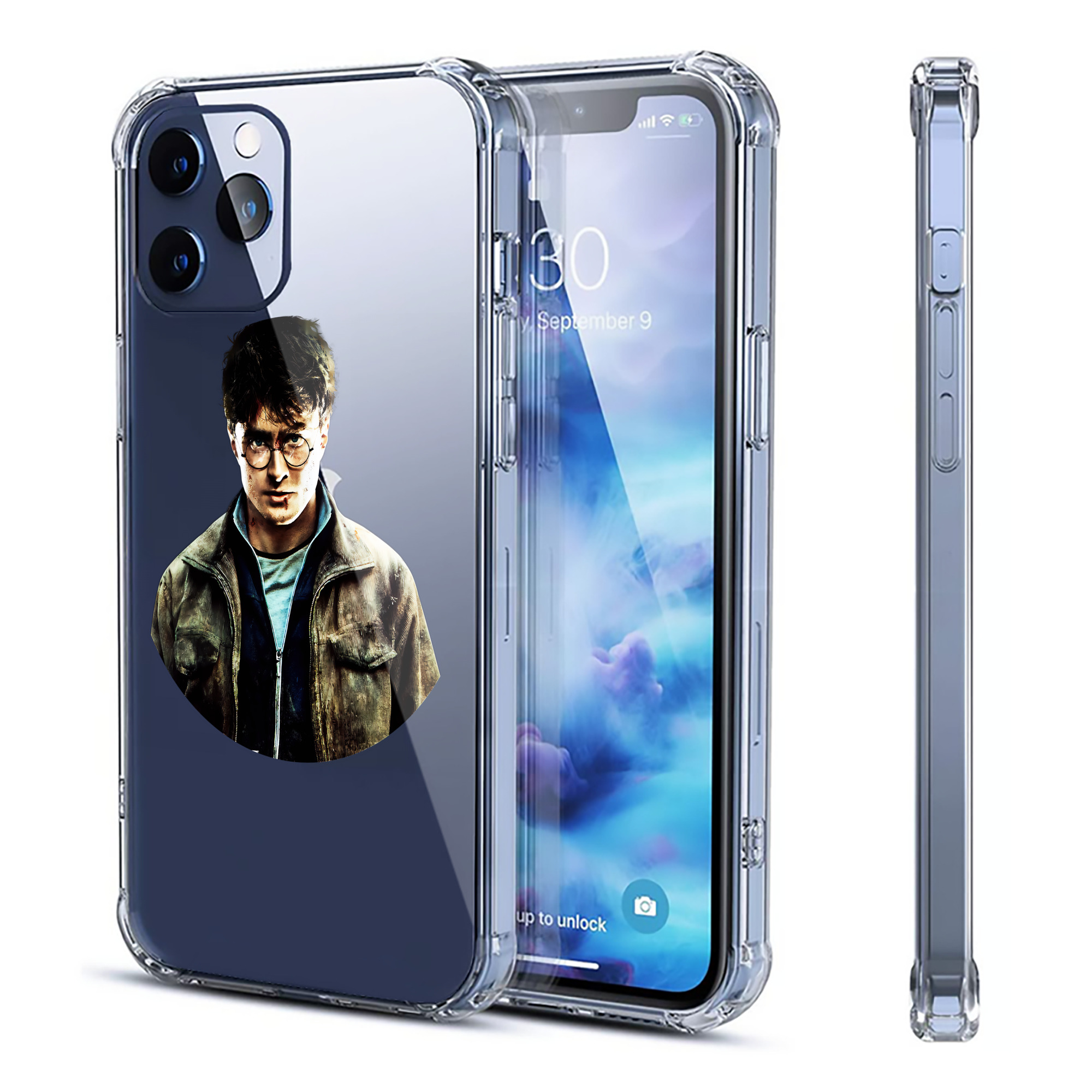 （画像用） Harry Potter ハリー・ポッターシリーズ 【iPhone 12シリーズ対応】透明スマホケース（クリアソフトケース）
